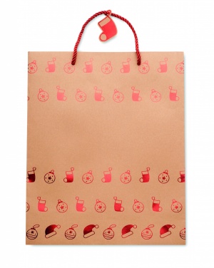Logotrade advertising product image of: Gift paper bag with pattern