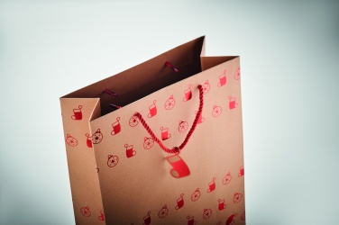 Logotrade business gift image of: Gift paper bag with pattern