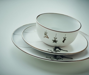 Logotrade promotional giveaways photo of: 4 piece ceramic place setting
