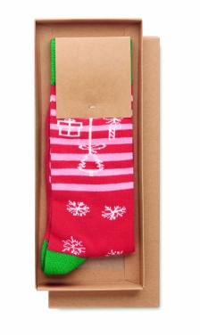 Logo trade advertising product photo of: Pair of Christmas socks L
