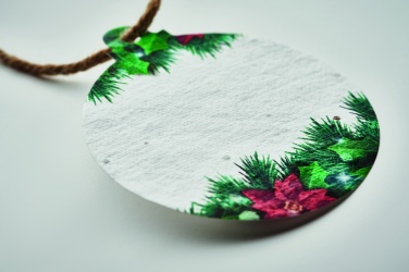 Logotrade promotional merchandise image of: Seed paper Xmas ornament