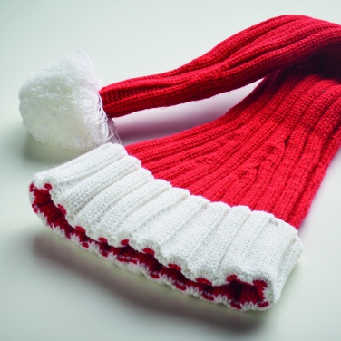 Logo trade corporate gifts image of: Long Christmas knitted beanie