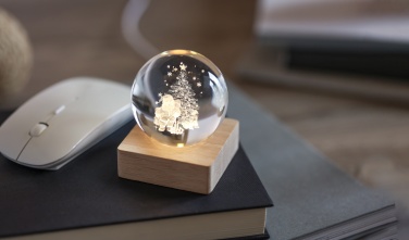 Logo trade advertising product photo of: Christmas LED crystal ball