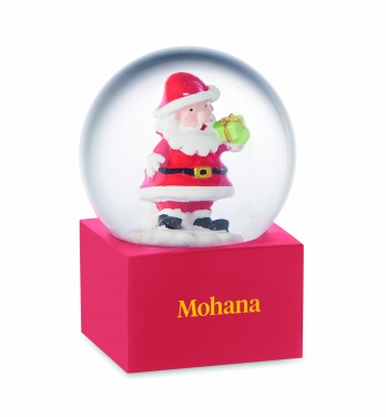 Logo trade corporate gifts image of: Small snow ball glass ornament