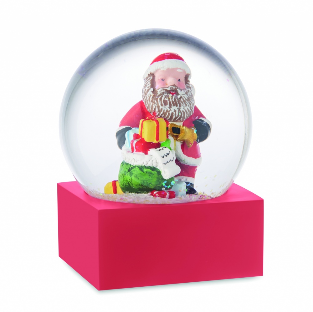 Logotrade advertising products photo of: Snow ball glass ornament