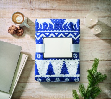 Logotrade promotional item image of: RPET fleece blanket 190 gr/m²