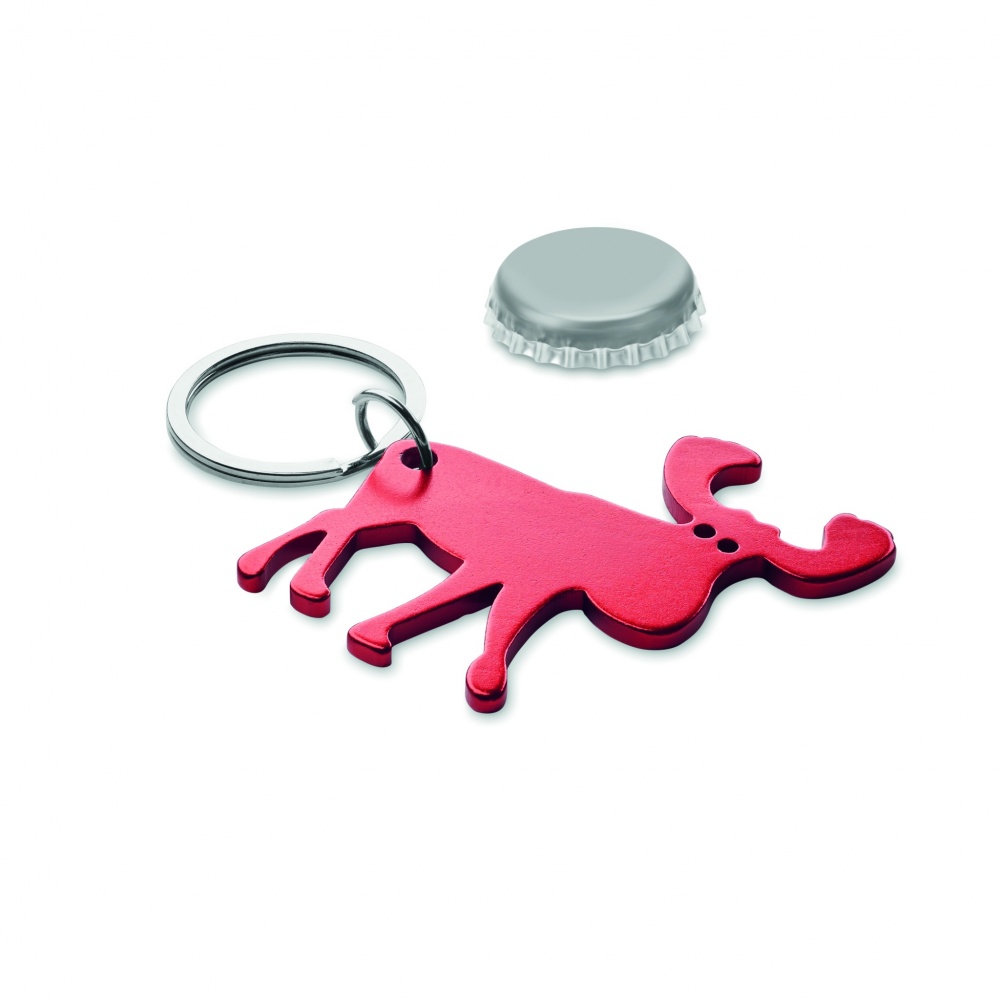 Logotrade promotional merchandise image of: Recycled aluminium key ring Pori