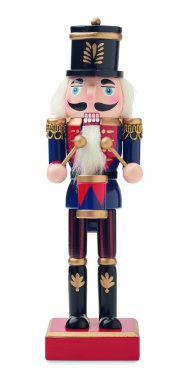 Logo trade promotional giveaways image of: Nutcracker character in wood