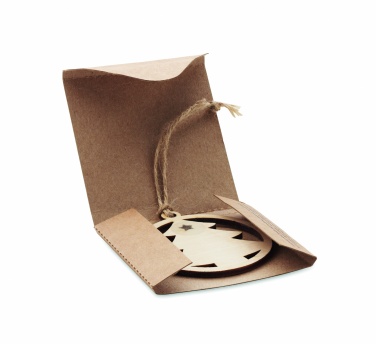 Logo trade promotional product photo of: Wooden tree shape hanger