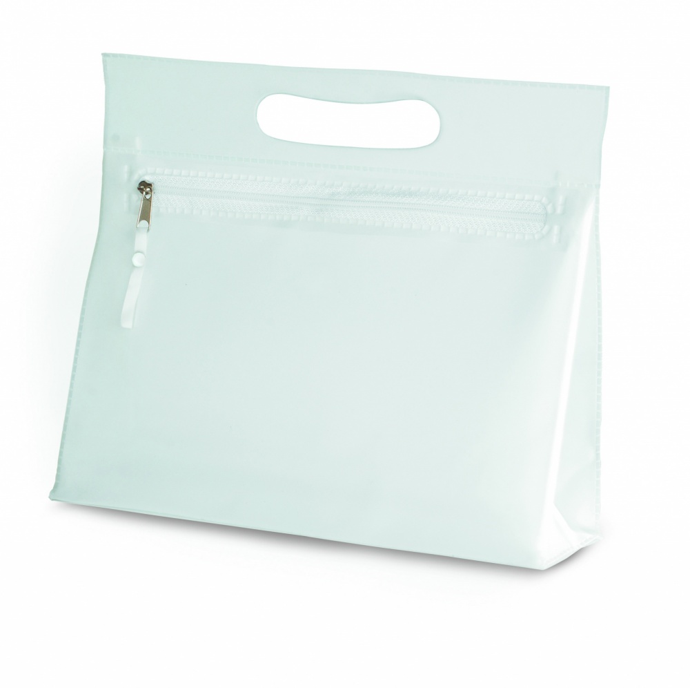 Logo trade business gifts image of: Transparent cosmetic pouch