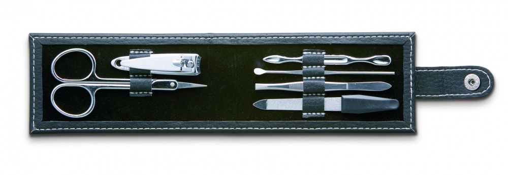 Logo trade business gift photo of: 6-tool manicure set in pouch