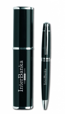 Logo trade promotional merchandise picture of: Metal twist ball pen