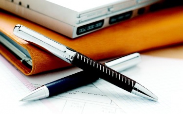 Logo trade business gifts image of: Metal ball pen in box