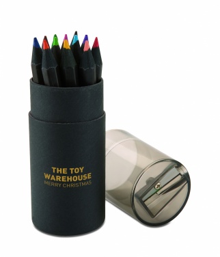 Logotrade corporate gift picture of: Black colouring pencils