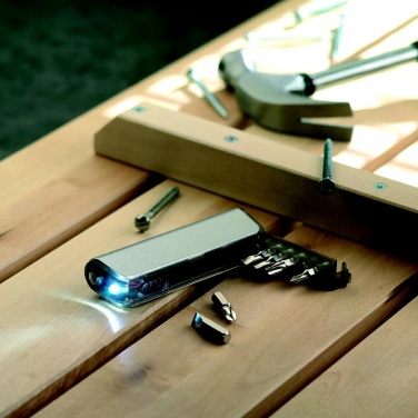 Logo trade promotional products picture of: Multitool holder and LED torch