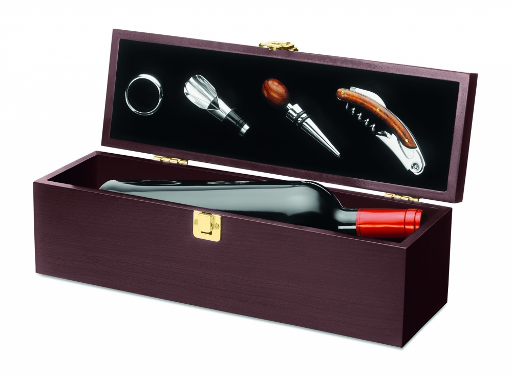 Logotrade promotional item image of: Wine set in wine box