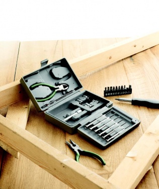 Logo trade corporate gift photo of: Foldable 25 piece tool set