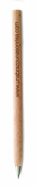 Logo trade promotional product photo of: Wooden ball pen