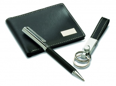Logotrade promotional giveaway image of: Ball pen key ring and wallet Lappeenranta