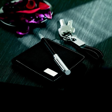 Logotrade promotional gift image of: Ball pen key ring and wallet Lappeenranta