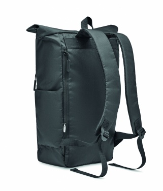Logotrade business gift image of: 300D RPET rolltop backpack