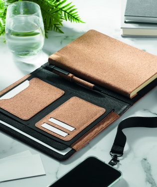 Logotrade promotional products photo of: A5 portfolio in cork