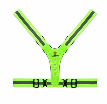 Logotrade promotional gift picture of: Reflective body belt with LED
