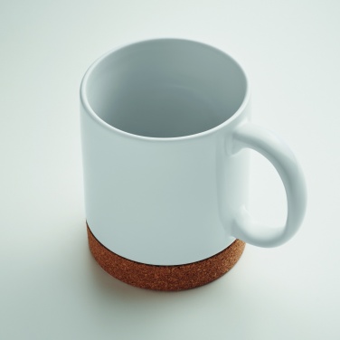 Logotrade promotional product picture of: Sublimation ceramic cork mug