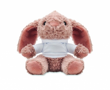 Logo trade promotional giveaways image of: Bunny plush wearing a hoodie