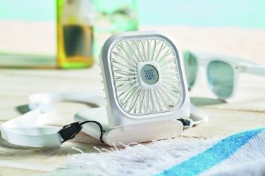 Logo trade promotional item photo of: Portable foldable or desk fan