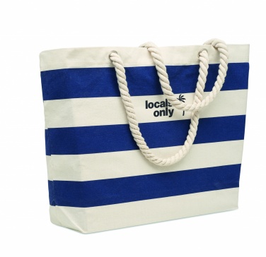Logo trade promotional giveaways image of: Cotton beach bag 220 gr/m²