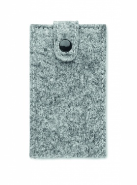 Logo trade promotional gifts picture of: RPET felt 6 piece manicure set