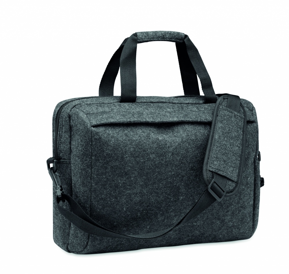 Logo trade promotional product photo of: 15 inch RPET felt laptop bag