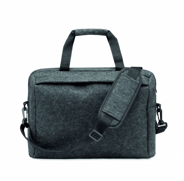 Logo trade promotional merchandise photo of: 15 inch RPET felt laptop bag