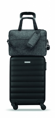 Logo trade corporate gifts image of: 15 inch RPET felt laptop bag