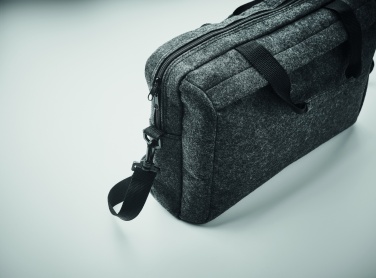 Logotrade promotional gift picture of: 15 inch RPET felt laptop bag