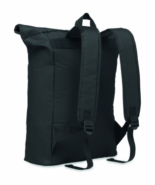 Logo trade promotional giveaway photo of: 600Dpolyester rolltop backpack