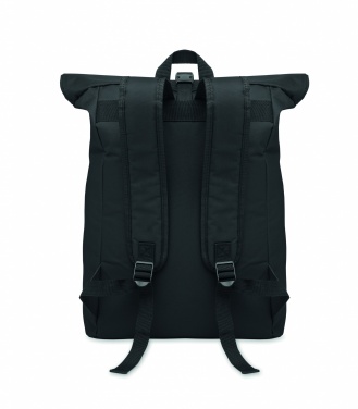 Logotrade promotional gift image of: 600Dpolyester rolltop backpack