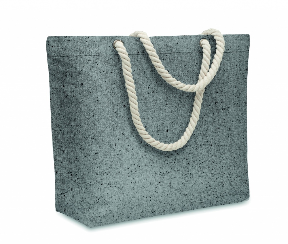 Logo trade promotional items image of: Cord handle beach bag 220gr/m²
