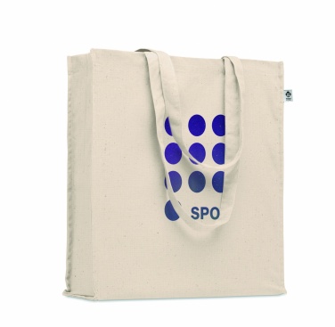 Logo trade promotional gift photo of: Organic cotton shopping bag