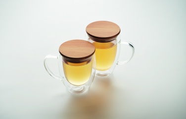 Logo trade promotional merchandise image of: Double wall borosilicate mug