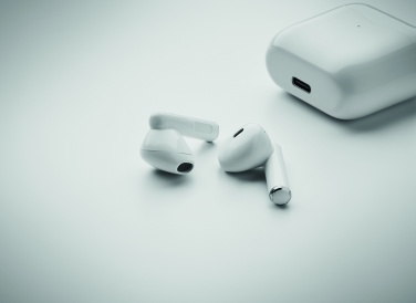 Logotrade promotional giveaway image of: TWS earbuds with charging base