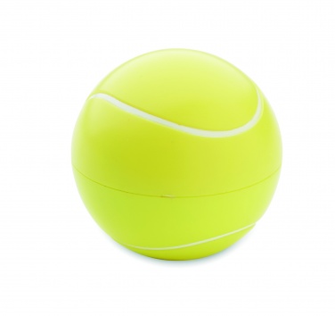 Logo trade promotional product photo of: Lip balm in tennis ball shape
