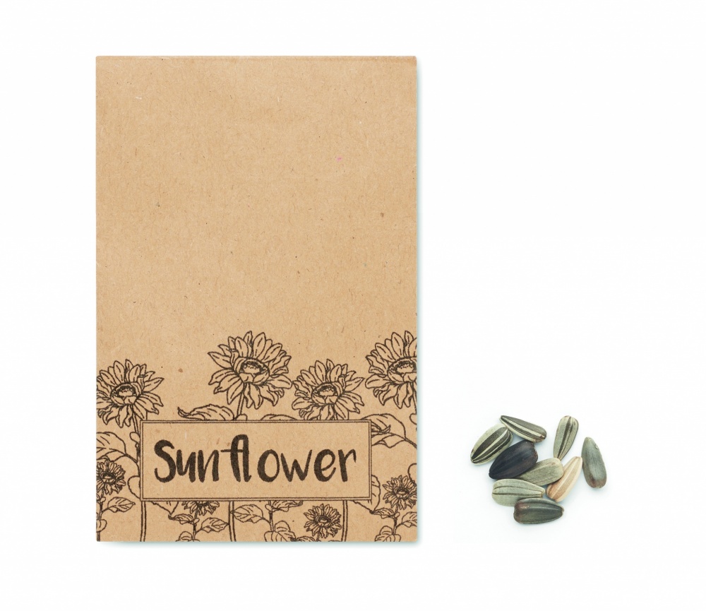 Logo trade promotional items image of: Sunflower seeds in envelope