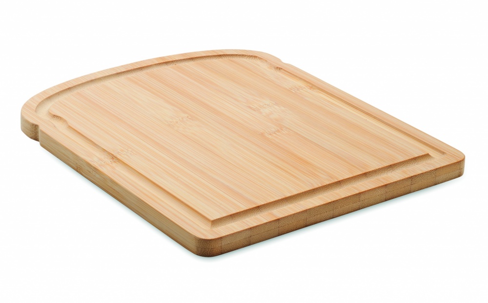Logo trade promotional giveaways picture of: Bamboo bread cutting board