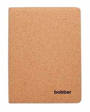 Logo trade promotional gifts image of: A4 cork conference folder