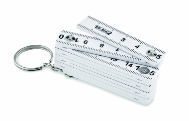 Logo trade promotional items image of: Carpenters ruler key ring 50cm Kotka