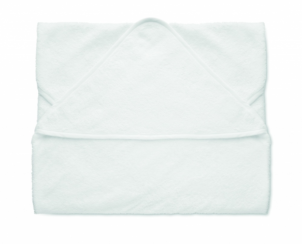 Logo trade promotional products image of: Cotton hooded baby towel