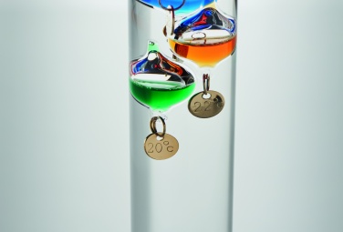 Logo trade promotional items image of: Galileo thermometer glass 28cm