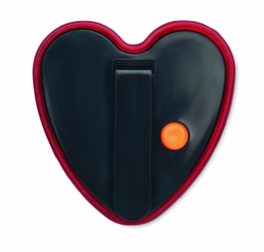 Logo trade promotional gift photo of: Heart shaped reflector light